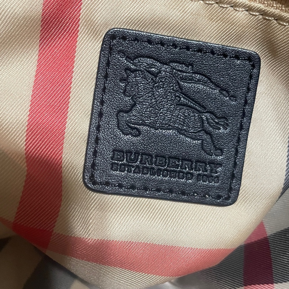 Burberry. Red Nylon Tote Bag - Picture 14 of 15